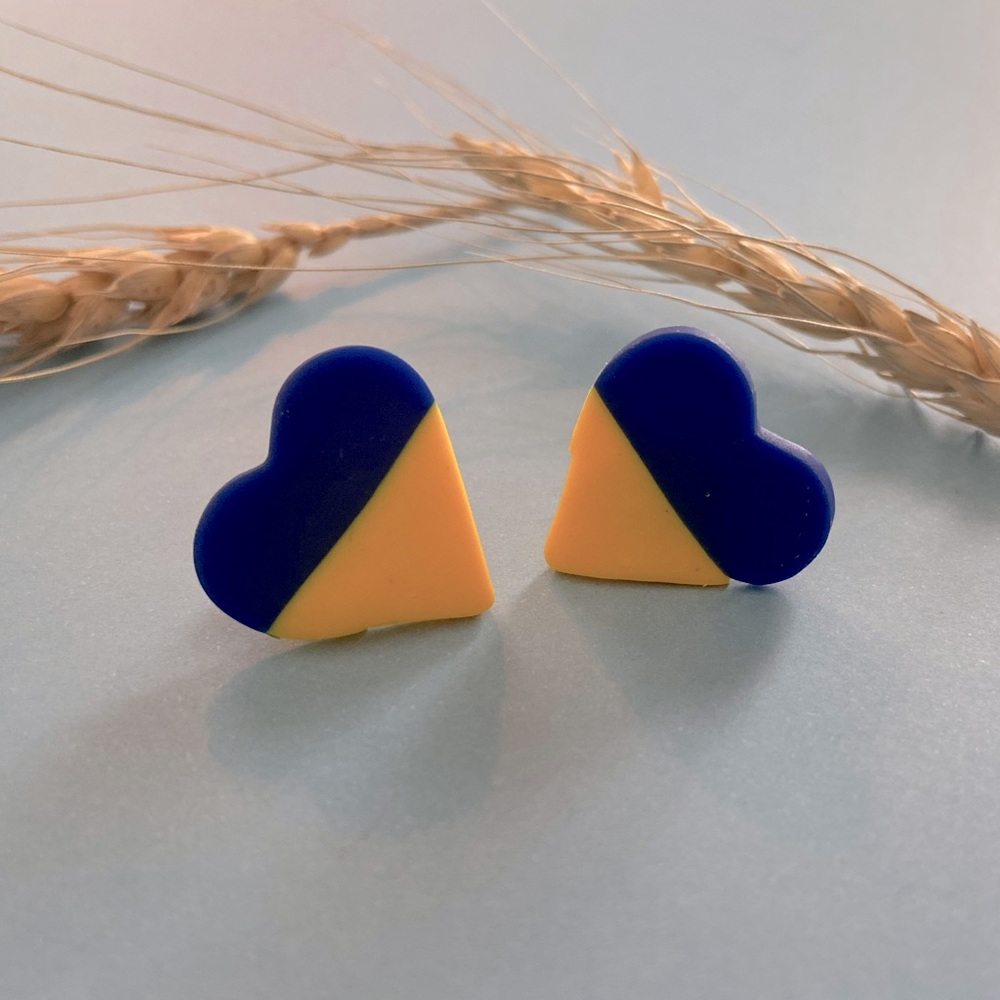 pair of Ukraine pins